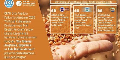 KAYÜ Kırsal Kalkınma Kapsamında “Ata Tohumlarını” Araştıracak