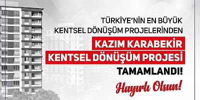 Kazım Karabekir Kentsel Dönüşüm Projesiden Kura Heyecanı 