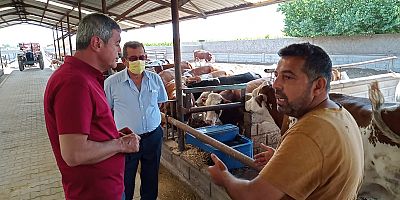 Kazım Yücel Besicilerin Sıkıntılarını Dinledi