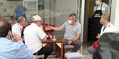 Kazım Yücel’den Esnaf Ziyareti
