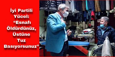 Kazım Yücel Yine Esnafı Dinledi