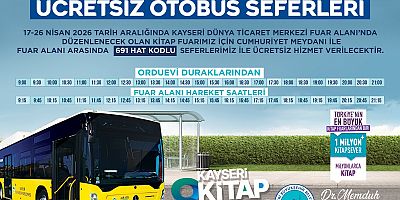 Kitap Fuarı'na “Ücretsiz Ulaşım” Desteği