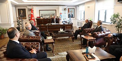 Kızılay Kayseri Şubesi Yeni Yönetiminden Başkan Palancıoğlu’na Ziyaret