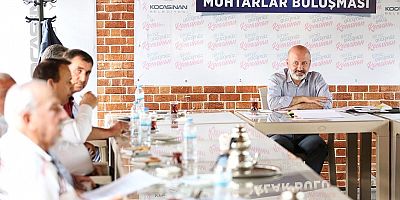Kocasinan Belediye Başkanı Muhtarlarla Buluştu