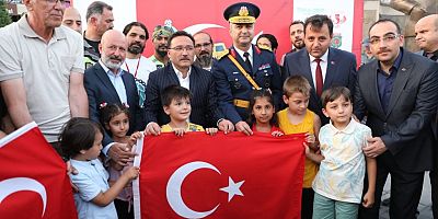 Kocasinan'da Şehit ve Gazi Çocuklarını Sevindiren ‘Ay Yıldız Turu'