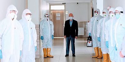 Kocasinan’da YKS İçin Dezenfekte Seferberliği