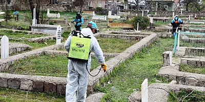 Kocasinan’daki Mezarlıklarda Hummalı Çalışma