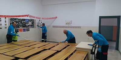 Kocasinan'daki Okullar Dezenfekte Edildi