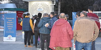 Kocasinan’dan İftar Vakti Yolda Kalan Vatandaşa  ‘İkram Çeşmesi’ Uygulaması