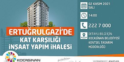 Kocasinan, Ertuğrulgazi Mahallesi’nde Kentsel Dönüşümü Başlattı