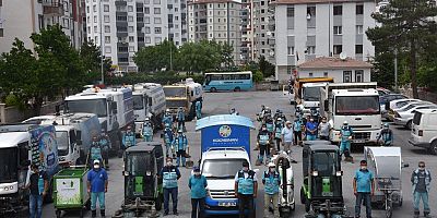 Kocasinan İlçesi Temizlenerek Pırıl Pırıl Oldu