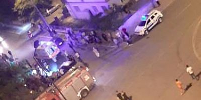 Kontrolden Çıkan Araç Takla Attı