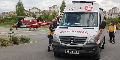 Köstebek Tabancasıyla Yaralanandı, Helikopterle Hastaneye Kaldırıldı
