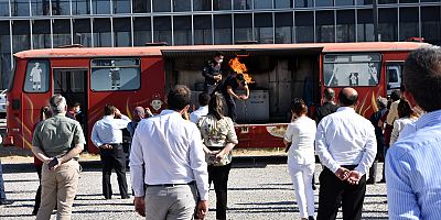 KTO Personeli Uygulamalı Yangın Tatbikatı Yaptı