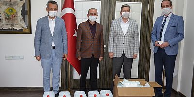 LGS'ye Girecek Öğrencilerin Maske ve El Dezenfektanları Bünyan Belediyesi'nden