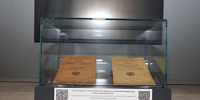 Lozan Barış Antlaşmasını anlatan Kitap ve Eki, Milli Mücadele Müzesi’nde Sergileniyor