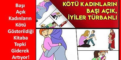 MEB’in Dağıttığı Kitap, Başı Açık Kadınları Kötü Gösteriyor!