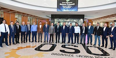 Mehmet Özhaseki’den Kayseri OSB Yönetimine Hayırlı Olsun Ziyareti