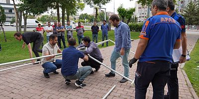 Melikgazi Belediye Personeline AFAD'dan Uygulamalı Eğitim