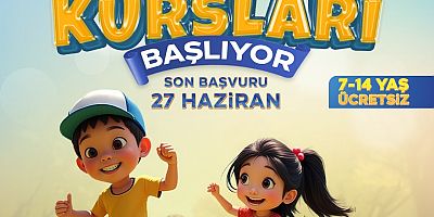 Melikgazi Belediyesi Yaz Kursları İçin Son Başvuru 27 Haziran