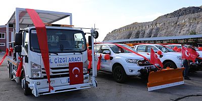 Melikgazi Belediyesine 5 Yeni Hizmet Aracı
