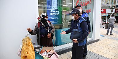 Melikgazi’de Dilencilere Yönelik Denetimler Devam Ediyor