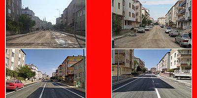 Melikgazi’de İki Mahalle De Toplam 5800 Metre Yol Asfaltlandı