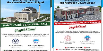 Melikgazi’de İki Yatırım Birden Hayata Geçiyor