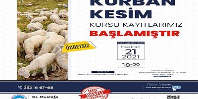 Melikgazi’de Kurban Kesim Kursu Kayıtları Başladı