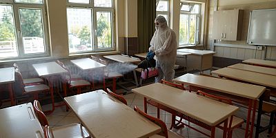 Melikgazi’deki Okullar Eğitim Öncesi İlaçlandı