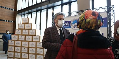 Melikgazi’den 160 Aileye Glütensiz Gıda Desteği