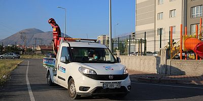  Melikgazi'den Haftanın 7 Günü İlaçlama