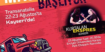 Melikgazi'den Kurtalan Ekspres Konseri'ne Davet