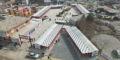 Melikgazi’nin Desteği İle Yapılan Elbistan Melikgazi Çarşı Hizmete Başladı