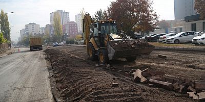 Mensucat Caddesi Yenileniyor
