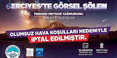 Meteor Yağmuru Etkinliği İptal Oldu