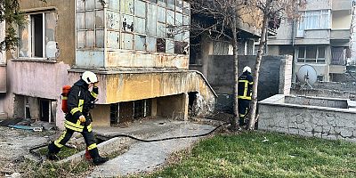 Metruk Binada Çıkan Yangın, Mahallede Panik Yarattı