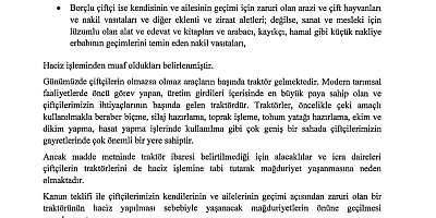 MHP’li Özdemir, Çiftçilerin Mağduriyetlerinin Giderilmesini Amaçlayan Kanun Teklifini TBMM’ye Sundu