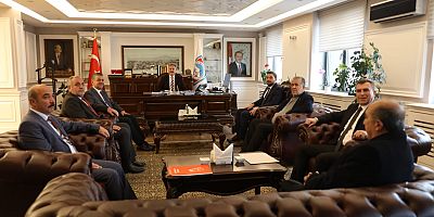 MHP'li Yöneticilerden Başkan Palancıoğlu'na Ziyaret