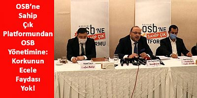 Muhalifler, OSB’nin Ertelenen Mali Genel Kuruluna İtiraz Etti