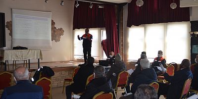 Muhtarlara “Afet Farkındalık Eğitimi” Verildi