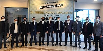 MÜSİAD Kayseri Şubesi'nde Mehmet Kütahneci Yeniden Başkan Seçildi