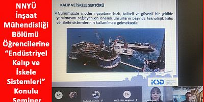 NNYÜ İnşaat Mühendisliği Bölümünde Seminer