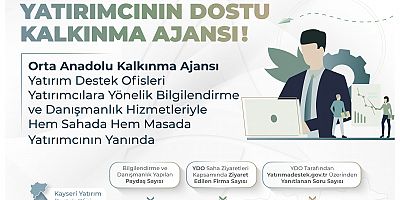 Orta Anadolu Kalkınma Ajansı Yatırım ve Yatırımcının Yanında!