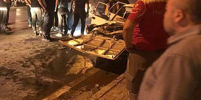 Otomobil İle Tren Çarpıştı: 3 Yaralı