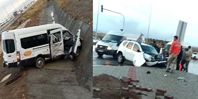 Otomobilin Çarptığı Servis Şarampole Uçtu: Çok Sayıda Yaralı Var