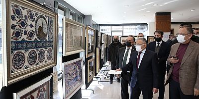 Özhaseki, Büyükşehir’de Mimar Sinan Sergisi’ni Gezdi