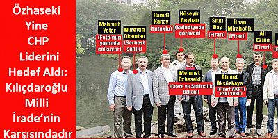 Özhaseki Yine CHP Liderini Hedef Aldı: Kılıçdaroğlu Milli İrade’nin Karşısındadır