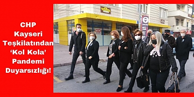 Pandemiyi Hiçe Sayan Kol Kola Yürüyüş