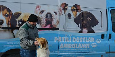 Patili Dostlar Ambulansı Bünyan'da Yollarda